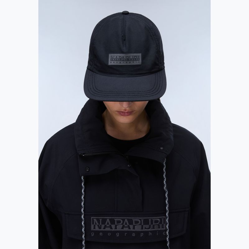 Czapka z daszkiem męska Napapijri F-Box Logo black beauty 4