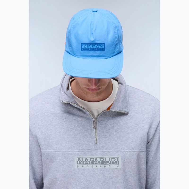 Czapka z daszkiem męska Napapijri F-Box Logo blue jasper 6