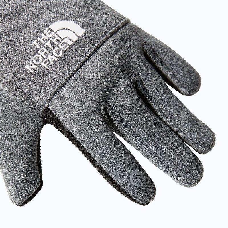 Rękawiczki trekkingowe dziecięce The North Face Recycled Etip medium grey heather 7