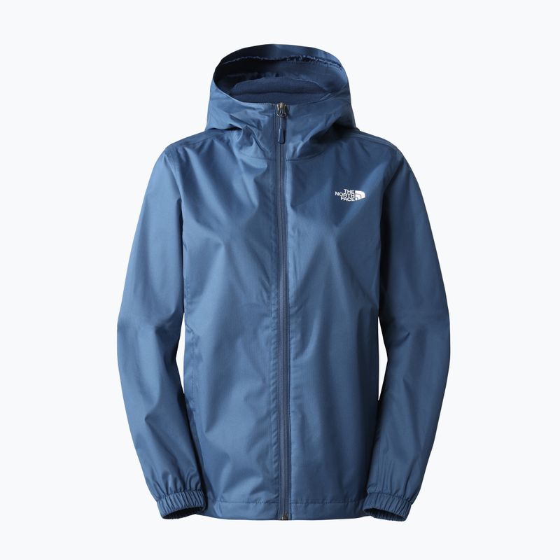 Kurtka przeciwdeszczowa damska The North Face Quest shady blue/white 4