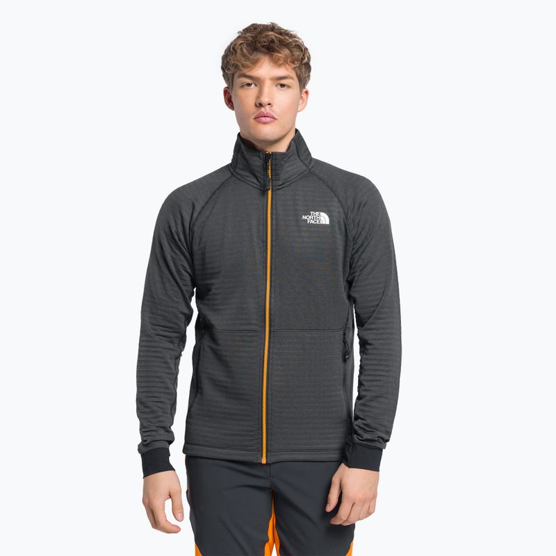 Bluza trekkingowa męska The North Face Bolt FZ asphalt grey/dark heather