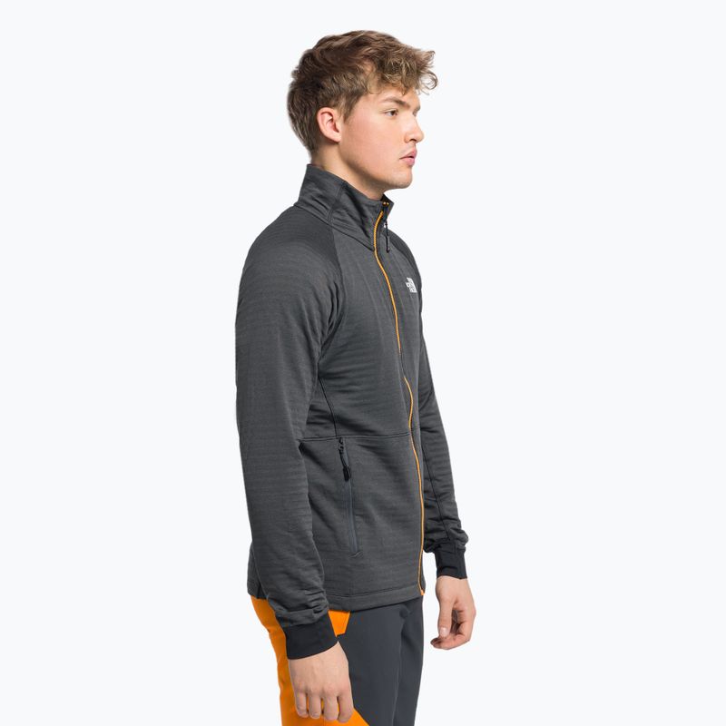 Bluza trekkingowa męska The North Face Bolt FZ asphalt grey/dark heather 3