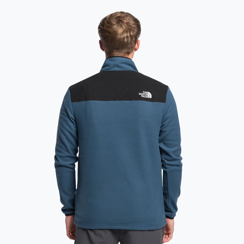 Bluza trekkingowa męska The North Face Homesafe Snap Neck Fleece Pullover shady blue/black 4