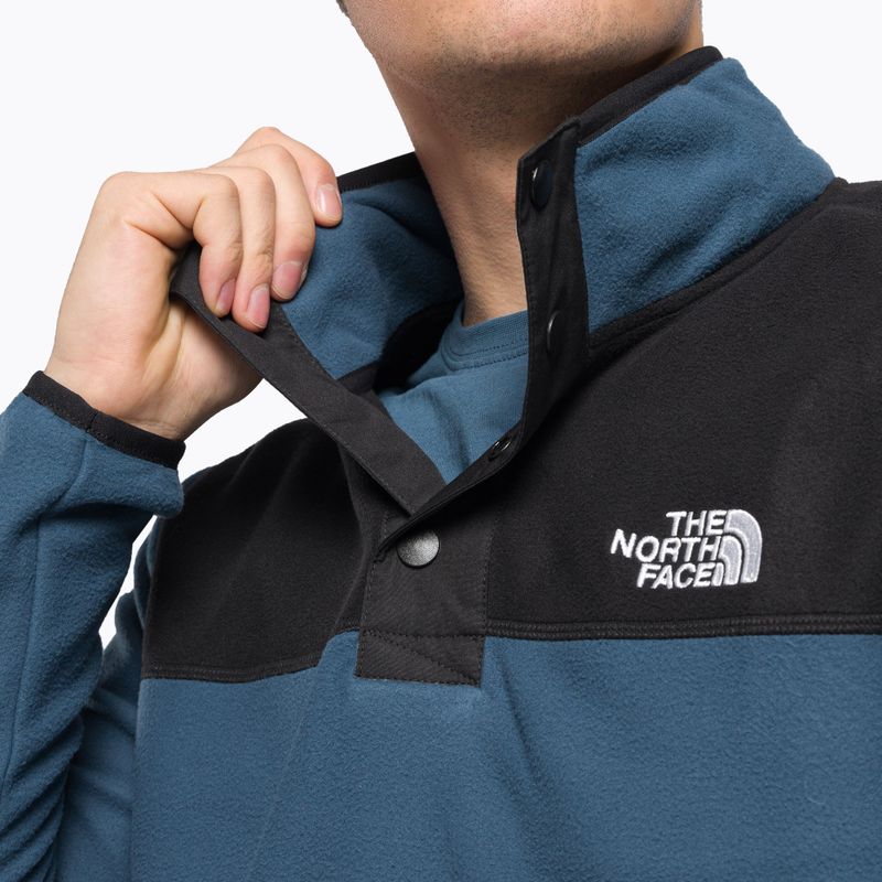 Bluza trekkingowa męska The North Face Homesafe Snap Neck Fleece Pullover shady blue/black 5