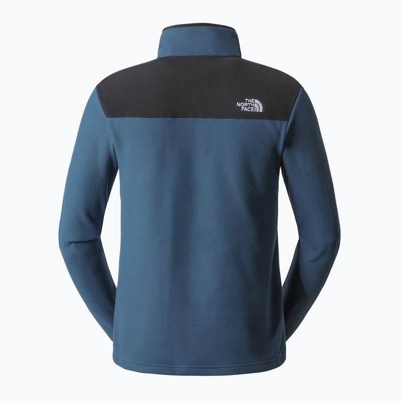 Bluza trekkingowa męska The North Face Homesafe Snap Neck Fleece Pullover shady blue/black 11