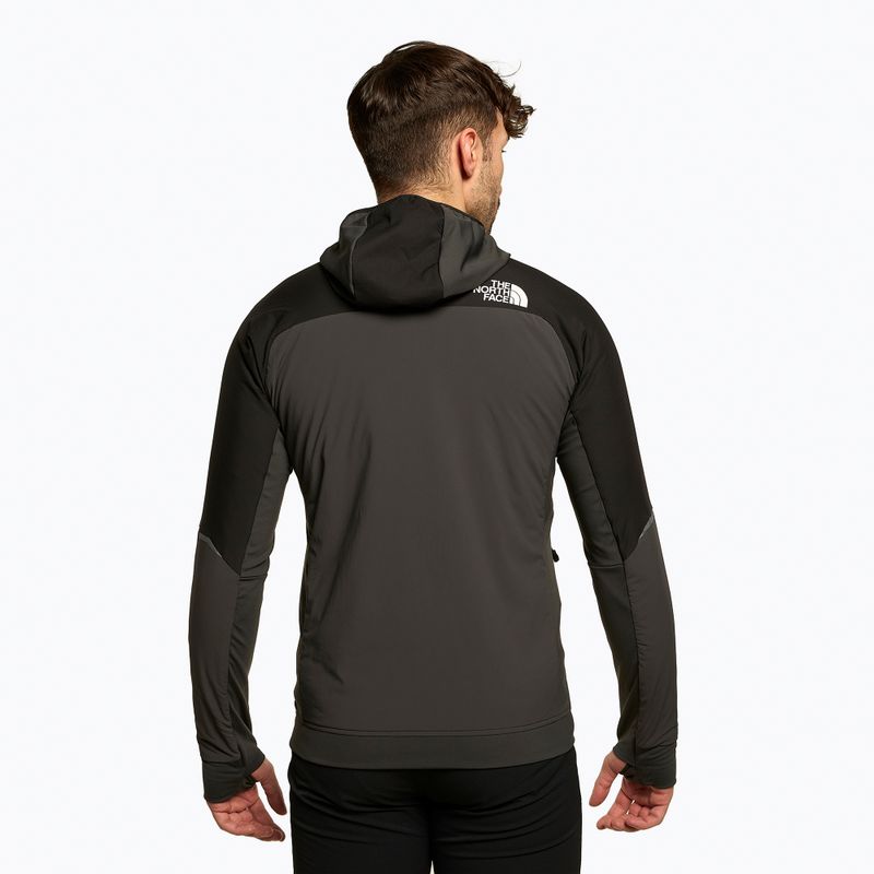 Kurtka hybrydowa męska The North Face Dawn Turn Hybrid Ventrix Hoodie asphalt grey/black/asphalt 3