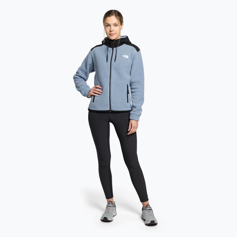 Bluza trekkingowa damska The North Face Alpine Polartec 200 FZ Hooded folk blue/black 2