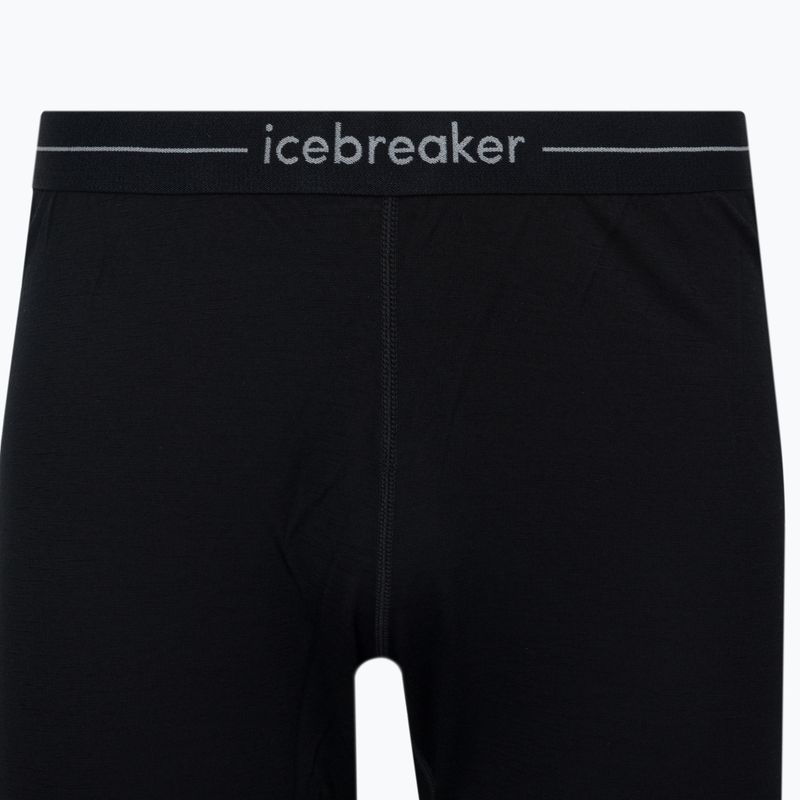 Spodnie termoaktywne męskie icebreaker ZoneKnit 200 black/jet heather/cb 9