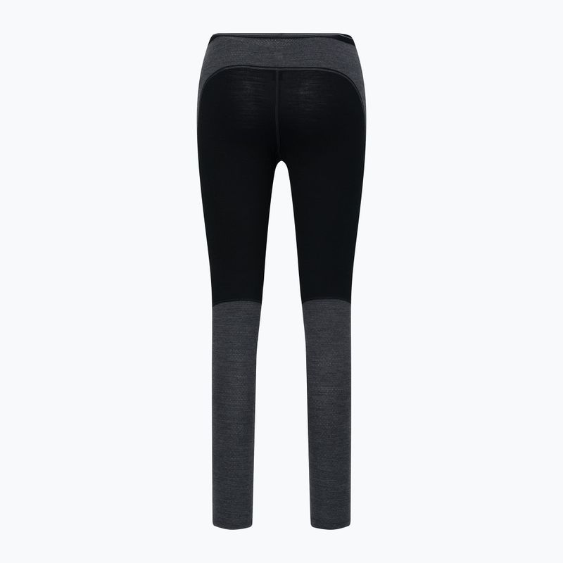 Spodnie termoaktywne damskie icebreaker ZoneKnit 200 black/jet heather/cb 8