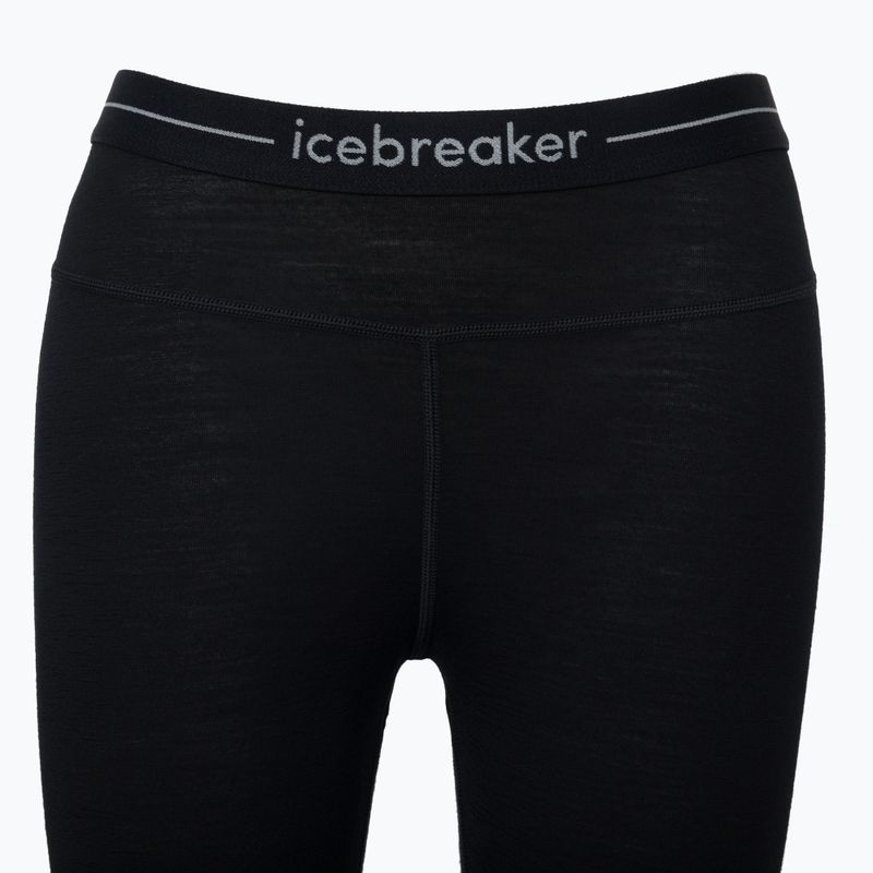 Spodnie termoaktywne damskie icebreaker ZoneKnit 200 black/jet heather/cb 9