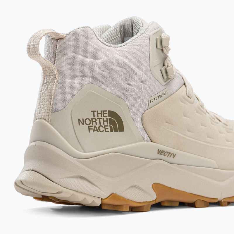 Buty turystyczne damskie The North Face Vectiv Exploris Mid Futurelight Leather sandstone/gardenia 8