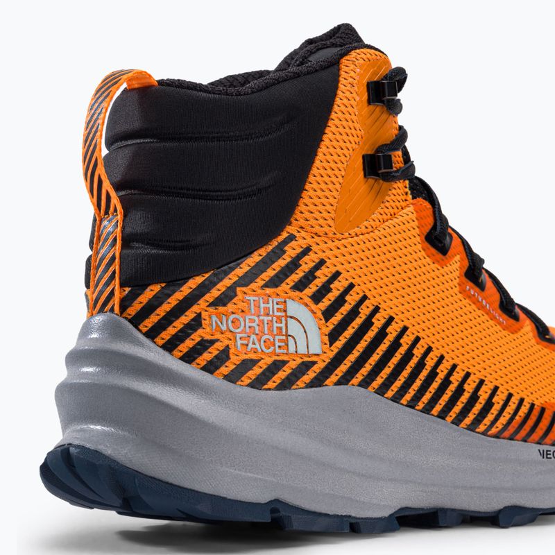 Buty turystyczne męskie The North Face Vectiv Fastpack Mid Futurelight cone orange/black 8