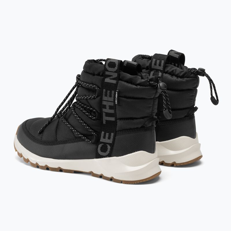 Śniegowce damskie The North Face Thermoball Lace Up WP black/gardenia white 3