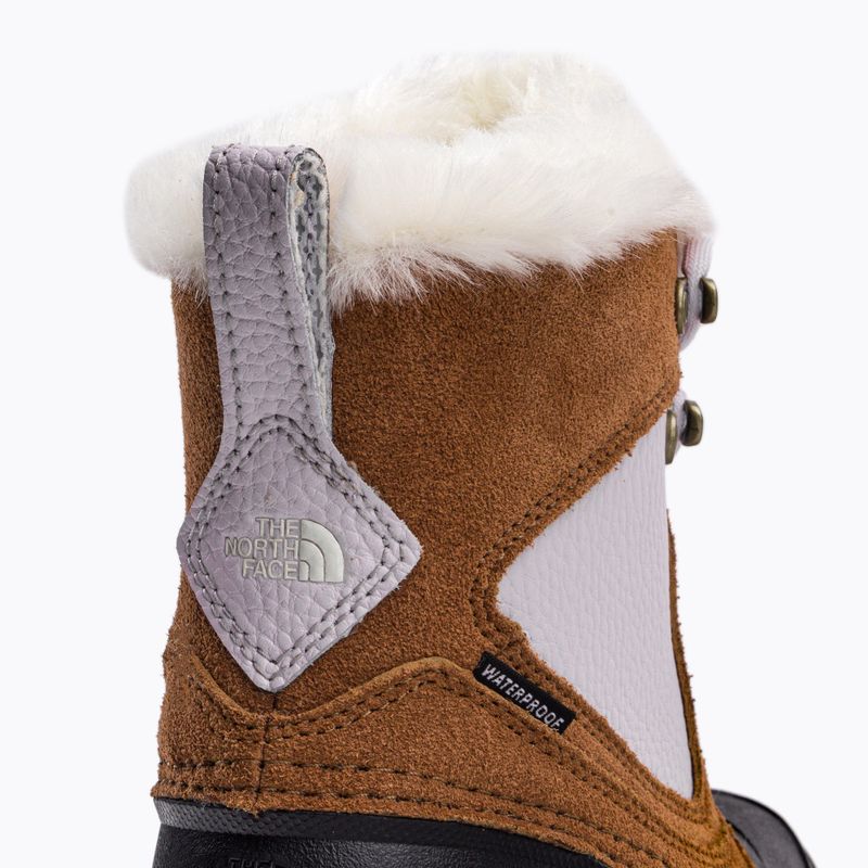 Śniegowce dziecięce The North Face Shellista Extreme toasted brown/lavender fog 8