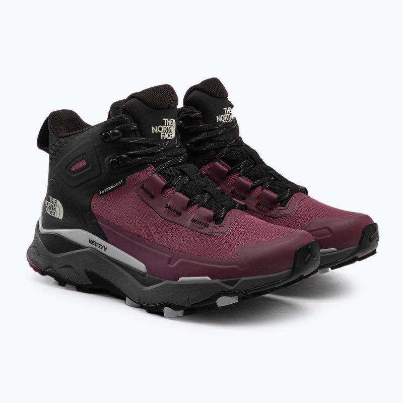 Buty turystyczne damskie The North Face Vectiv Exploris Mid Futurelight wild ginger/black 5