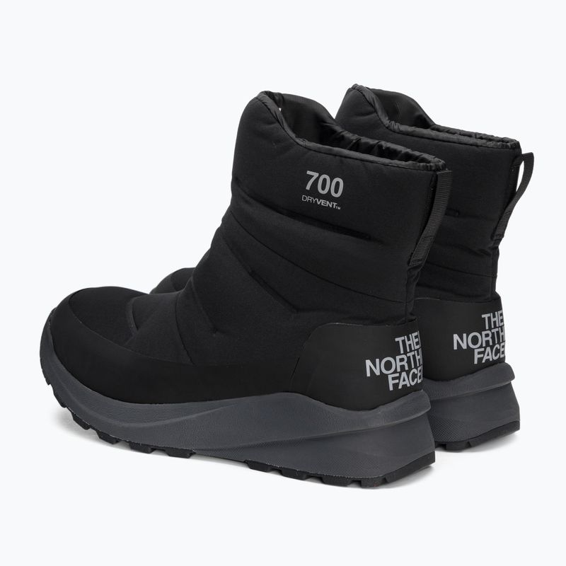 Śniegowce męskie The North Face Nuptse II Bootie WP black/asphalt grey 3