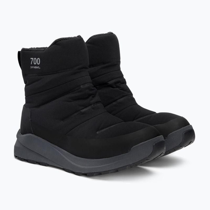 Śniegowce męskie The North Face Nuptse II Bootie WP black/asphalt grey 4