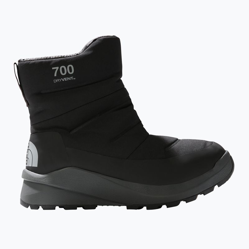Śniegowce damskie The North Face Nuptse II Bootie WP black/asphalt grey 10