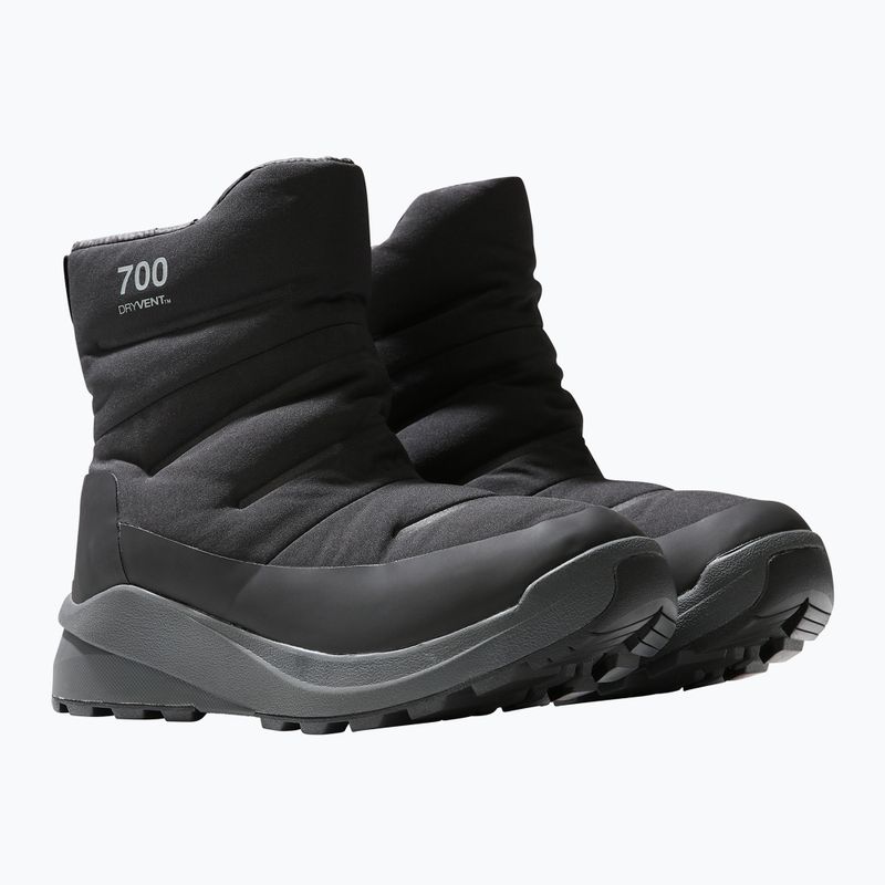 Śniegowce damskie The North Face Nuptse II Bootie WP black/asphalt grey 11