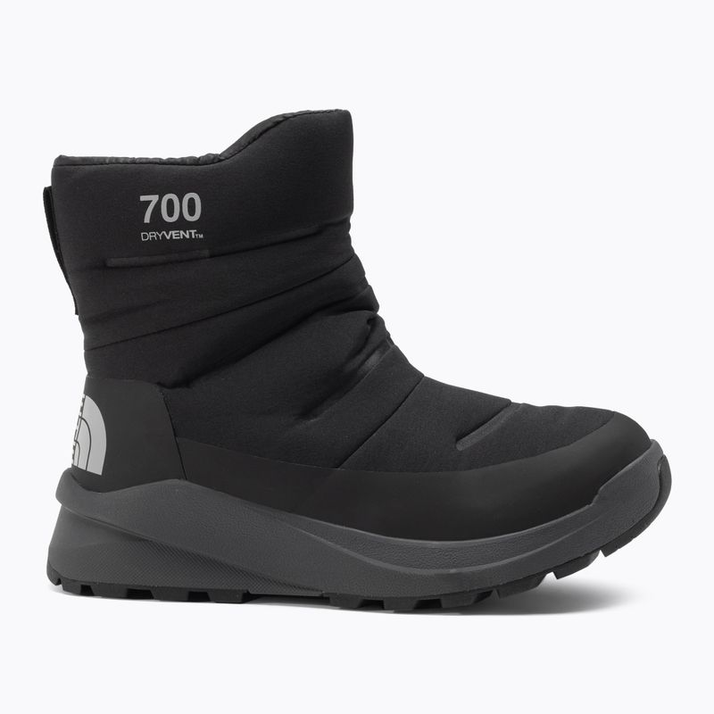 Śniegowce damskie The North Face Nuptse II Bootie WP black/asphalt grey 2