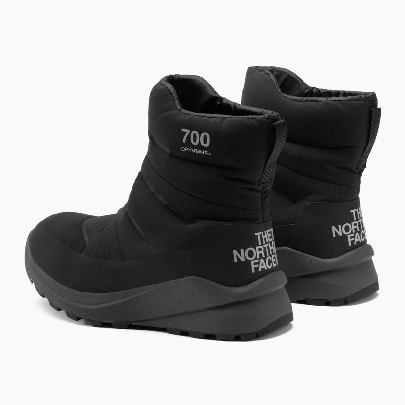Śniegowce damskie The North Face Nuptse II Bootie WP black/asphalt grey 3