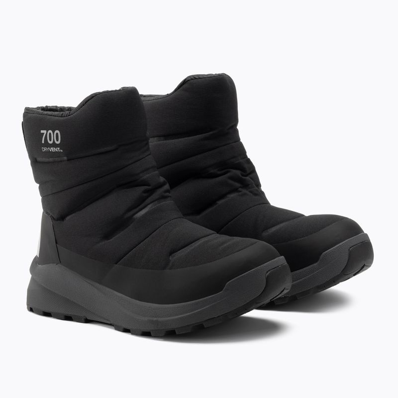 Śniegowce damskie The North Face Nuptse II Bootie WP black/asphalt grey 4