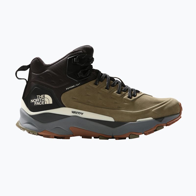 Buty turystyczne męskie The North Face Vectiv Exploris Mid Futurelight Leather military olive/black 9