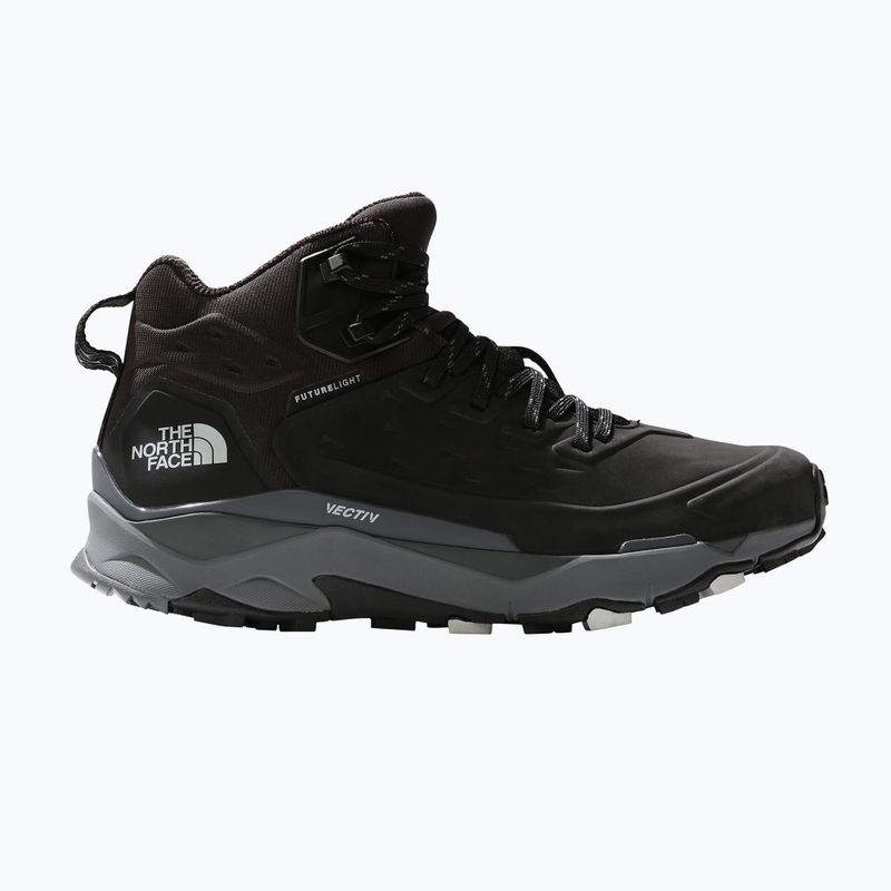 Buty turystyczne męskie The North Face Vectiv Exploris Mid Futurelight Leather black/tin grey 9