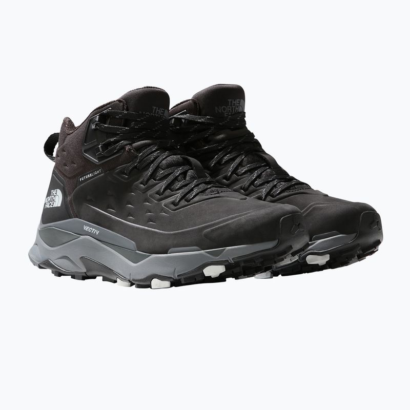 Buty turystyczne męskie The North Face Vectiv Exploris Mid Futurelight Leather black/tin grey 10