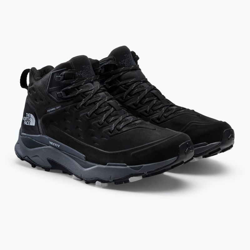 Buty turystyczne męskie The North Face Vectiv Exploris Mid Futurelight Leather black/tin grey 5