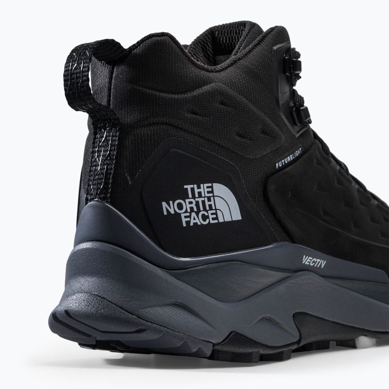 Buty turystyczne męskie The North Face Vectiv Exploris Mid Futurelight Leather black/tin grey 8