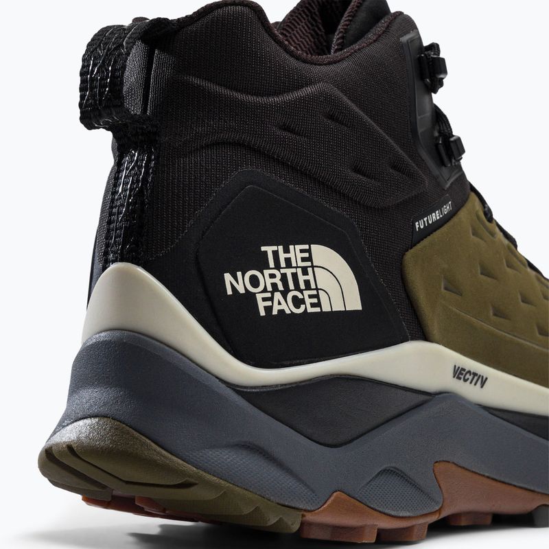 Buty turystyczne męskie The North Face Vectiv Exploris Mid Futurelight Leather military olive/black 8