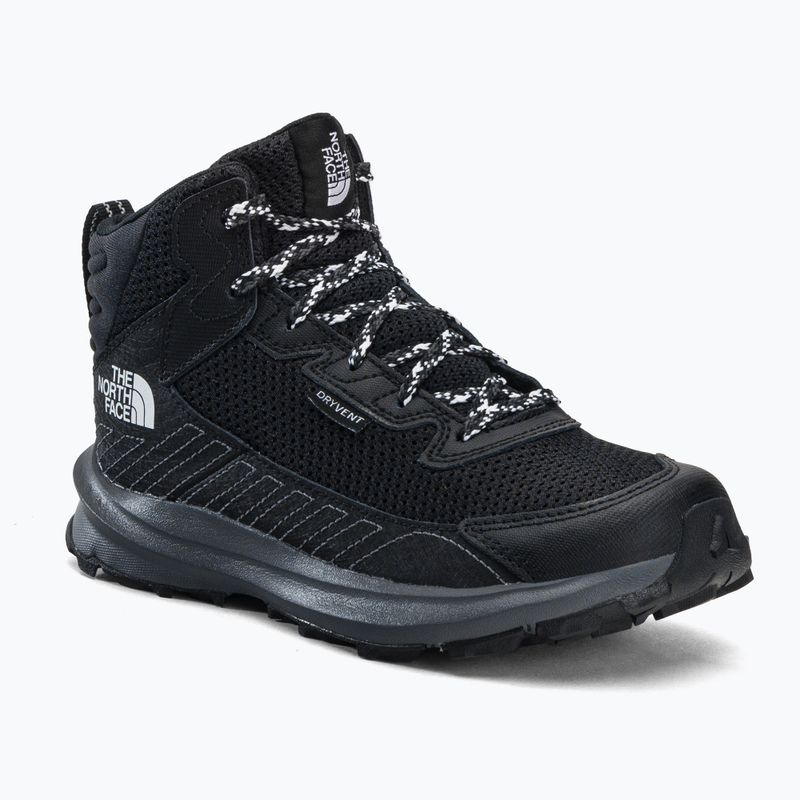 Buty turystyczne dziecięce The North Face Fastpack Hiker Mid WP black/black