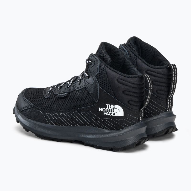 Buty turystyczne dziecięce The North Face Fastpack Hiker Mid WP black/black 3