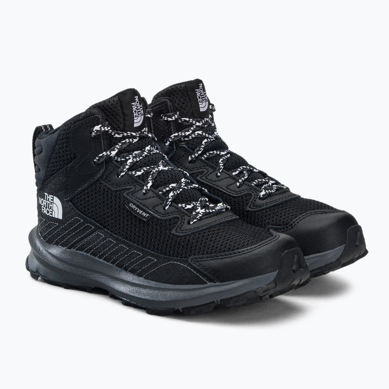 Buty turystyczne dziecięce The North Face Fastpack Hiker Mid WP black/black 5