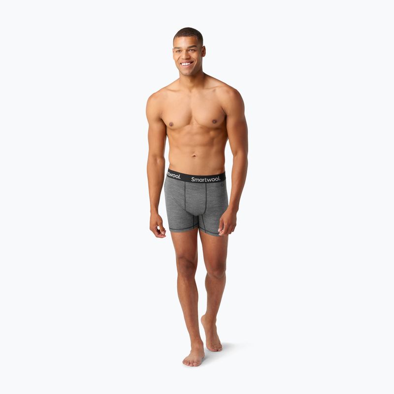 Bokserki termoaktywne męskie Smartwool Brief Boxed medium gray heather 4