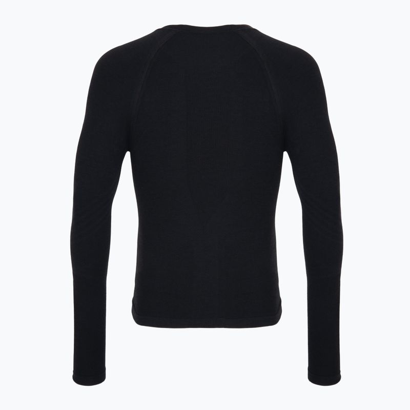 Longsleeve termoaktywny męski  Smartwool Intraknit Active Base Layer black 2