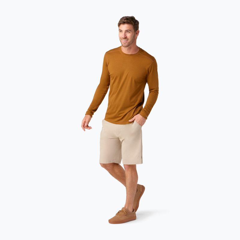 Longsleeve termoaktywny męski Smartwool Classic All-Season Merino Baselayer Boxed fox brown