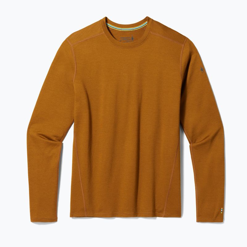 Longsleeve termoaktywny męski Smartwool Classic All-Season Merino Baselayer Boxed fox brown 3