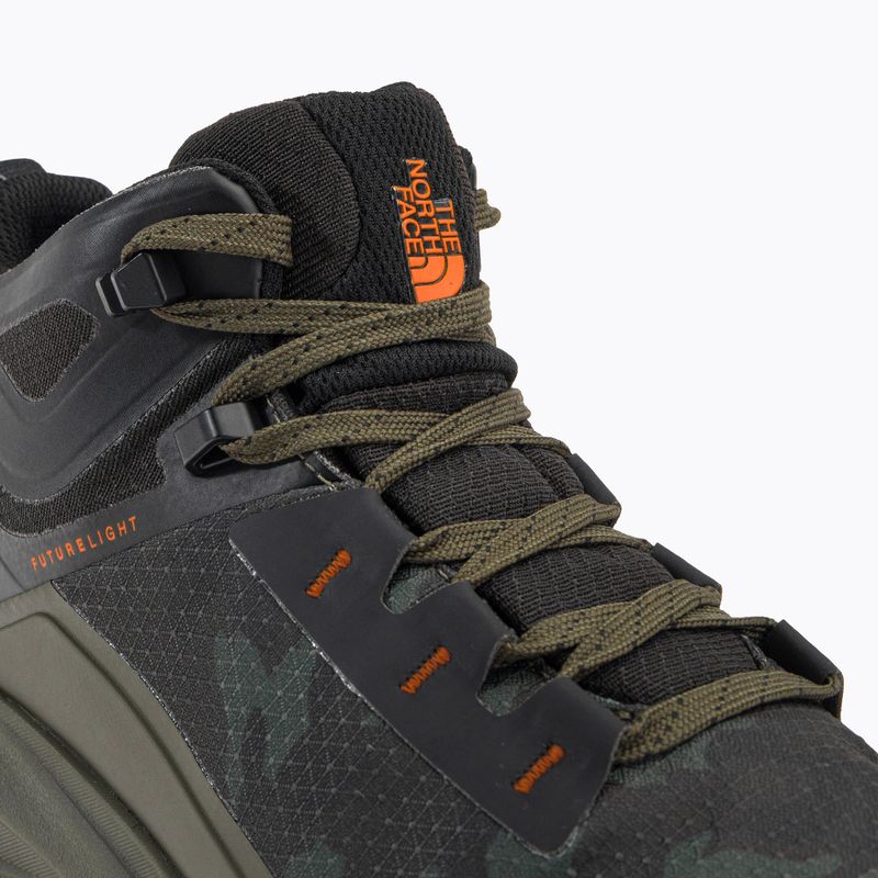 Buty turystyczne męskie The North Face Vectiv Exploris 2 Mid Futurelight new taupe green camo print 7