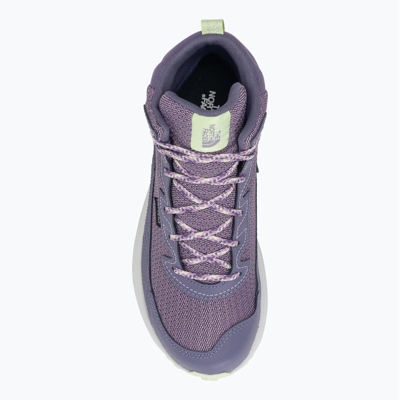 Buty turystyczne dziecięce The North Face Fastpack Hiker Mid WP lunar slate/lupine 6