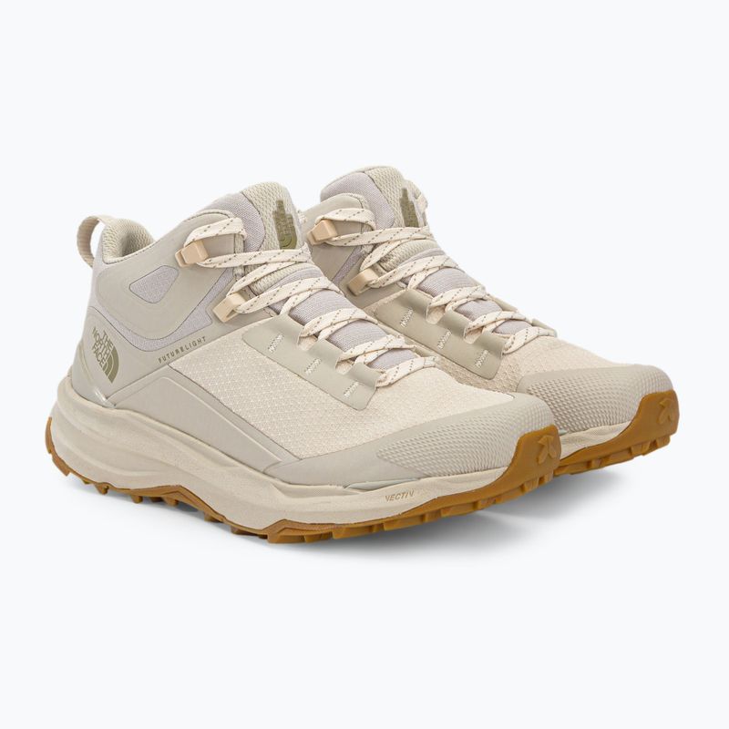 Buty turystyczne damskie The North Face Vectiv Exploris 2 Mid Futurelight sandsone/gardenia white 4