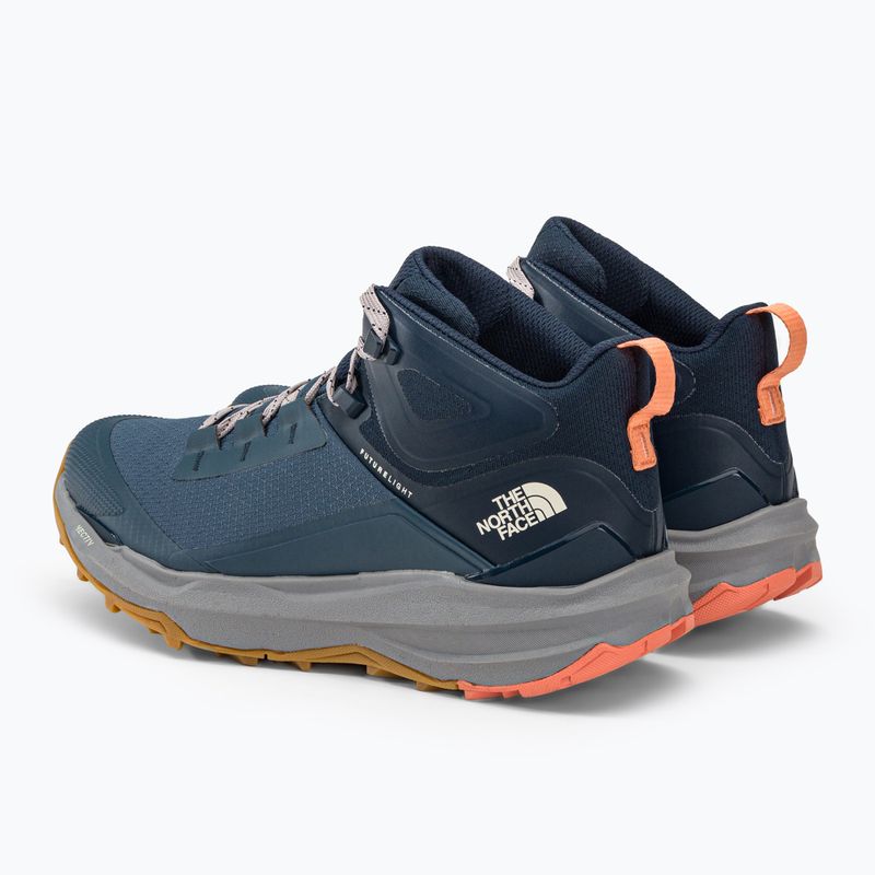 Buty turystyczne damskie The North Face Vectiv Exploris 2 Mid Futurelight shady blue/summit navy 3