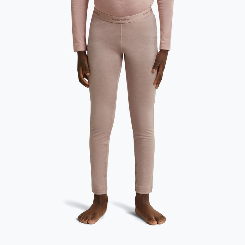 Spodnie termoaktywne dziecięce icebreaker Kids 200 Oasis Leggings pink quartz 6