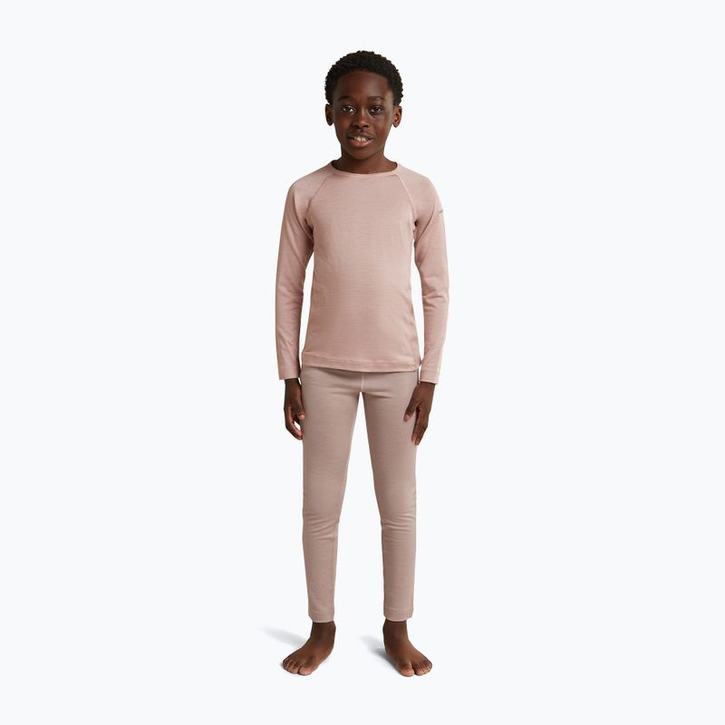 Spodnie termoaktywne dziecięce icebreaker Kids 200 Oasis Leggings pink quartz 7