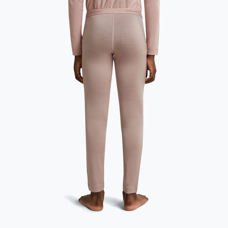 Spodnie termoaktywne dziecięce icebreaker Kids 200 Oasis Leggings pink quartz 8
