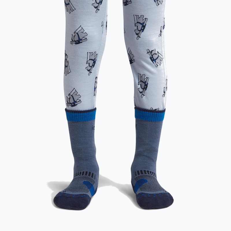 Skarpety dziecięce Icebreaker Merino Hike+ Light Crew dawn/midnight navy/lazuri 3