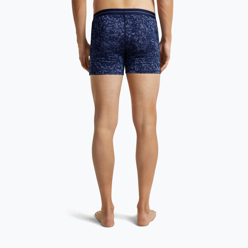 Bokserki termoaktywne męskie Icebreaker Merino 150 Anatomica Moss Bloom midnight navy/aop 4
