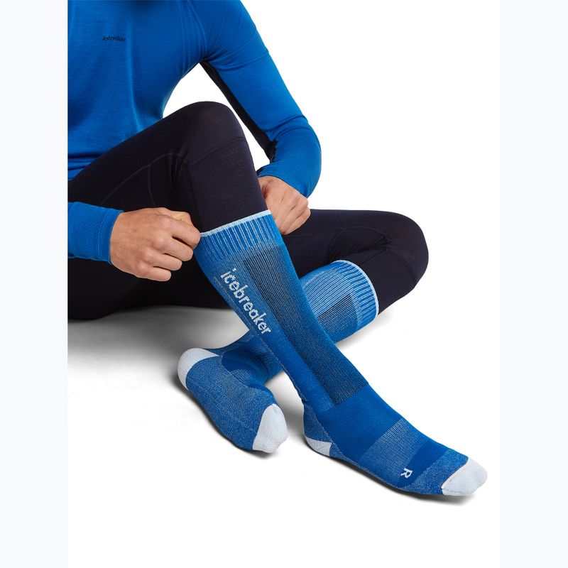 Skarpety narciarskie męskie Icebreaker Merino Ski+ lazuri/snow/midnavy 4
