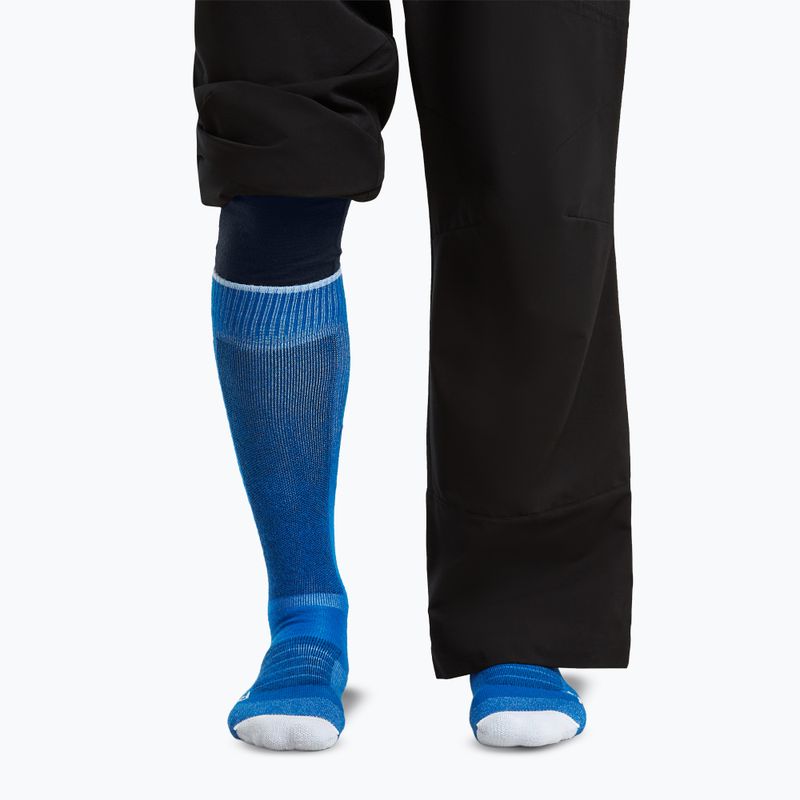 Skarpety narciarskie męskie icebreaker Merino Ski+ Medium OTC lazuri/snow/midnavy 3